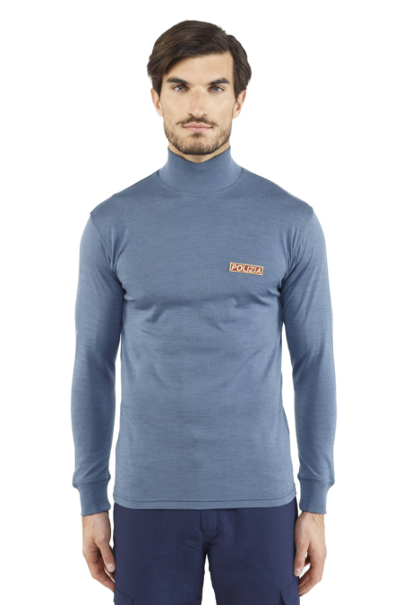 POLICE WARM MOCK-NECK SWEATER